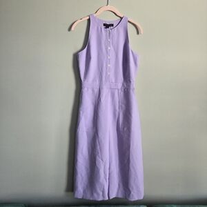 💚Banana Republic Light Purple Sleevless Dress Sunday Summer Petite Size 0